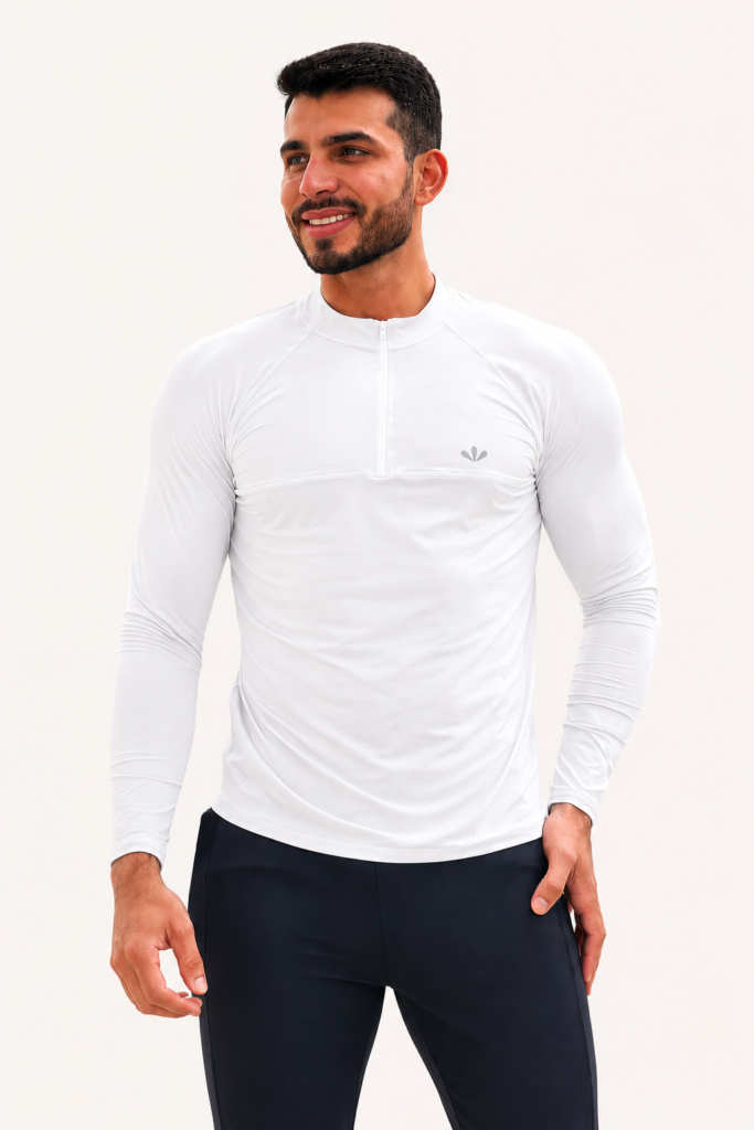 CAMISA UV LONGA C ZIPER — verso