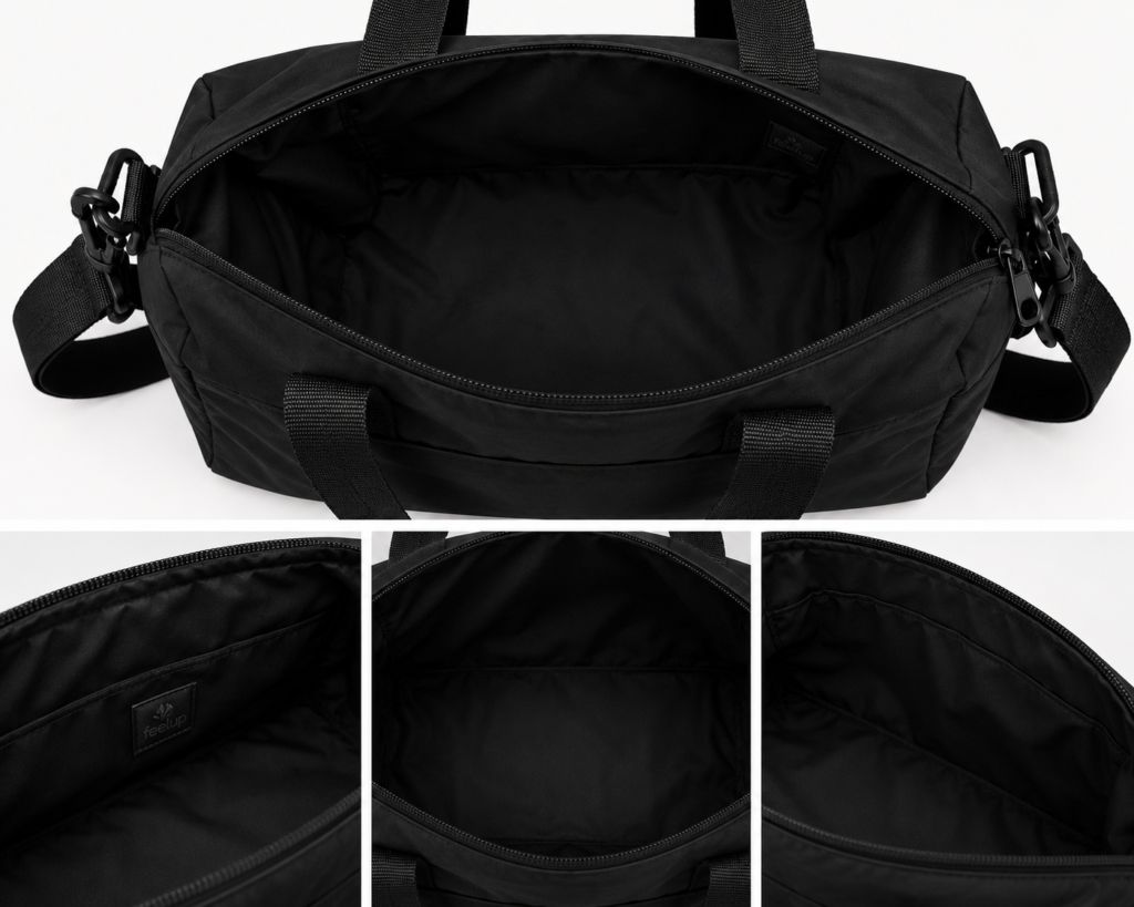 BOLSA NYLON FEEL UP — verso