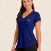 CAMISETA SKINNY STRETCH - AZUL MARINHO, G